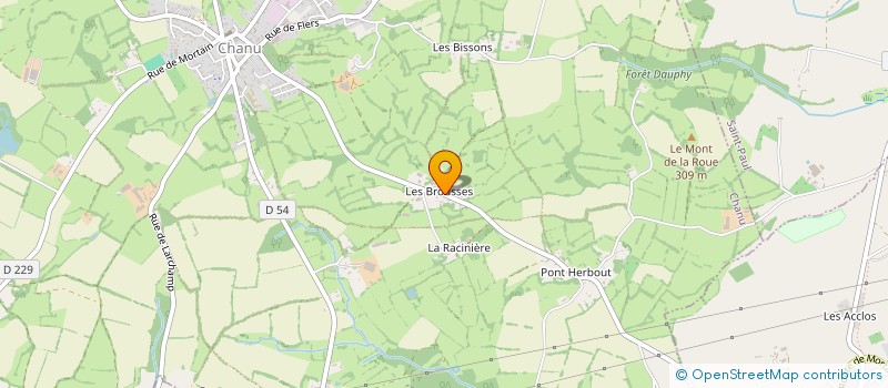 localisation de l'entreprise LE FOURNIL DE LA FOLIE à CHANU