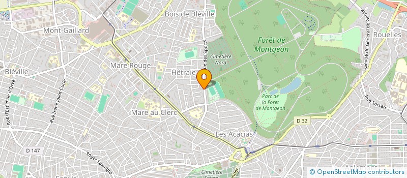 localisation de l'entreprise LE FOURNIL DE LA FORET à LE HAVRE