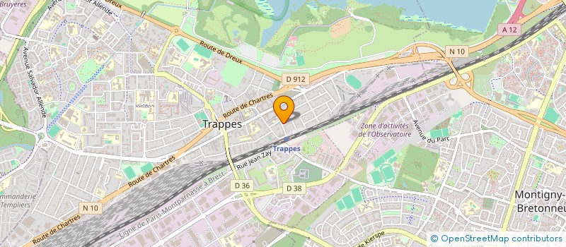 localisation de l'entreprise LE FOURNIL DE LA GARE à TRAPPES
