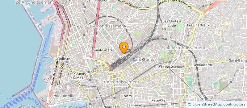localisation de l'entreprise LE FOURNIL DE LA GARE à MARSEILLE