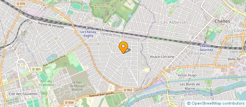localisation de l'entreprise LE FOURNIL DE LA GARE à GAGNY