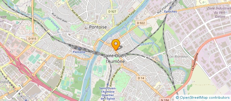 localisation de l'entreprise LE FOURNIL DE LA GARE à SAINT-OUEN-L'AUMONE