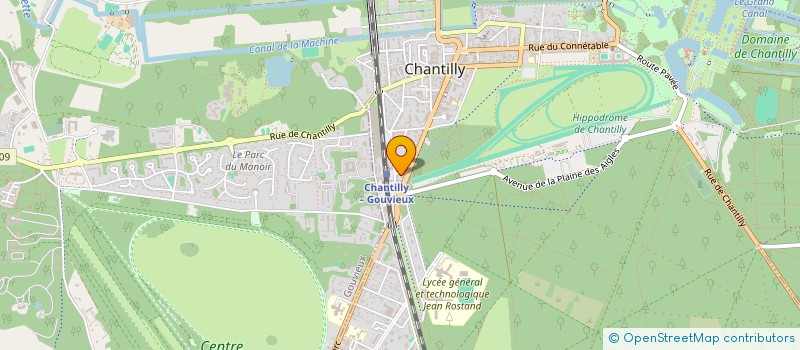 localisation de l'entreprise LE FOURNIL DE LA GARE  CHANTILLY