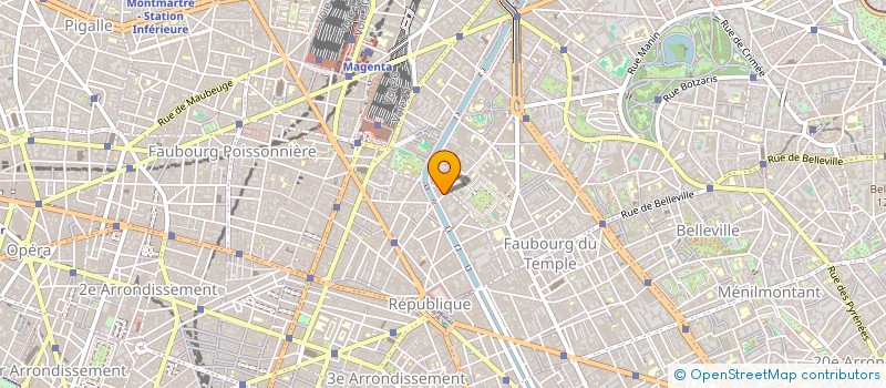 localisation de l'entreprise LE FOURNIL DE LA GRANGE à PARIS