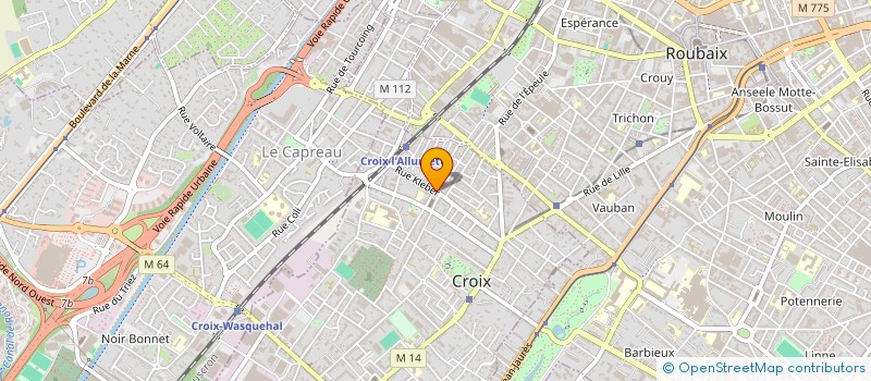 localisation de l'entreprise LE FOURNIL DE LA LIBERTE  CROIX