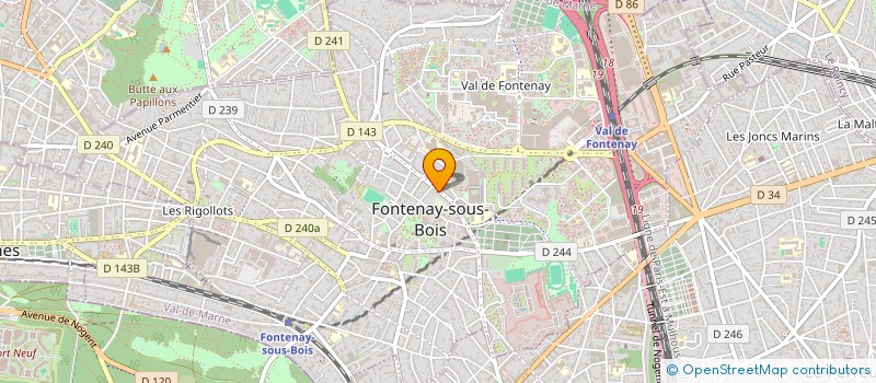 localisation de l'entreprise LE FOURNIL DE LA REDOUTE à FONTENAY-SOUS-BOIS