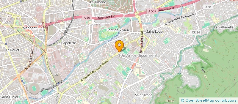 localisation de l'entreprise LE FOURNIL DE LA SAUVAGERE à MARSEILLE