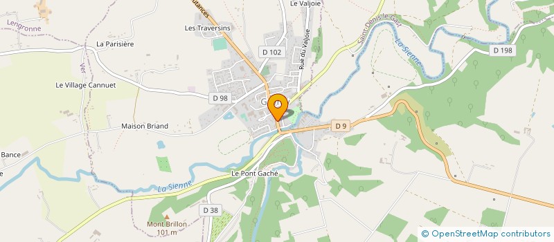 localisation de l'entreprise LE FOURNIL DE LA SIENNE  GAVRAY-SUR-SIENNE