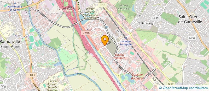 localisation de l'entreprise LE FOURNIL DE LABEGE  LABEGE