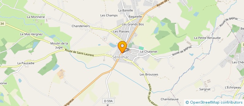 localisation de l'entreprise LE FOURNIL DE LAIKA à SEREILHAC
