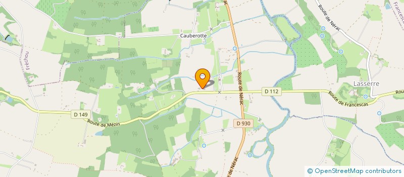 localisation de l'entreprise LE FOURNIL DE LAMARQUE  MONCRABEAU