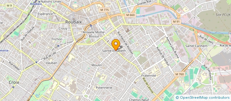 localisation de l'entreprise LE FOURNIL DE LANNOY  ROUBAIX