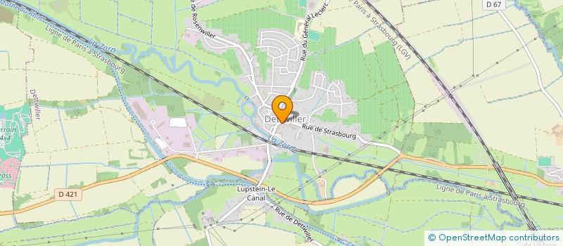 localisation de l'entreprise LE FOURNIL DE LOIC  DETTWILLER