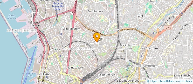 localisation de l'entreprise LE FOURNIL DE LOUBON  MARSEILLE