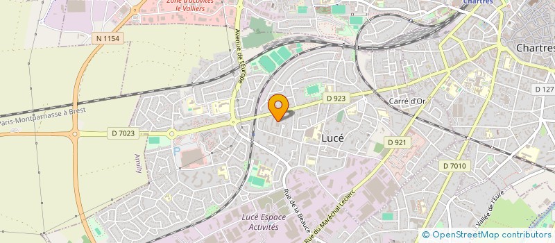 localisation de l'entreprise LE FOURNIL DE LUCE à LUCE