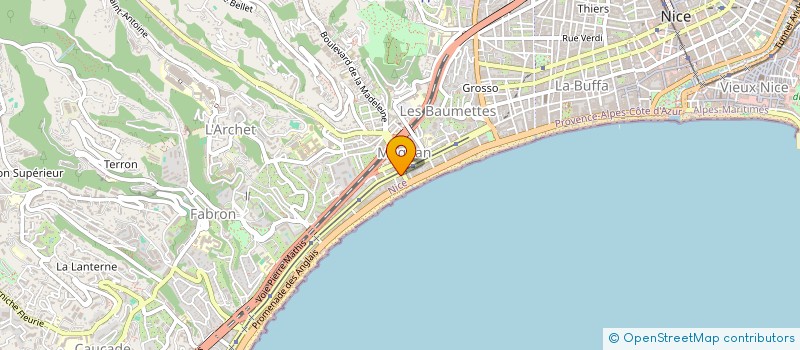 localisation de l'entreprise LE FOURNIL DE MAGNAN à NICE