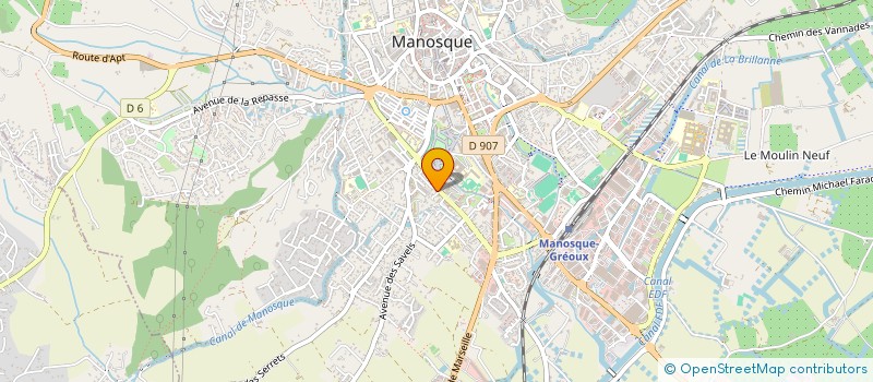 localisation de l'entreprise LE FOURNIL DE MANOSQUE à MANOSQUE