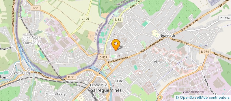 localisation de l'entreprise LE FOURNIL DE MANU  SARREGUEMINES