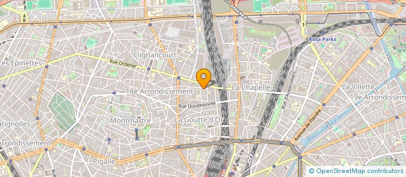 localisation de l'entreprise LE FOURNIL DE MARCADET à PARIS