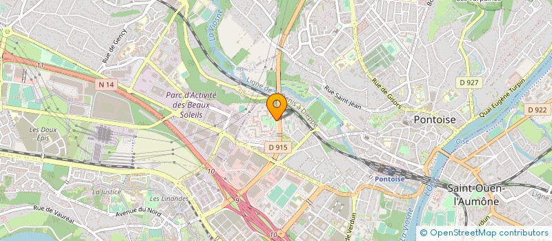 localisation de l'entreprise LE FOURNIL DE MARCOUVILLE  PONTOISE