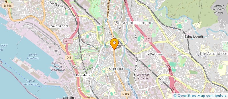 localisation de l'entreprise LE FOURNIL DE MARIE à MARSEILLE