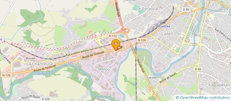 localisation de l'entreprise LE FOURNIL DE MELOU à CASTRES