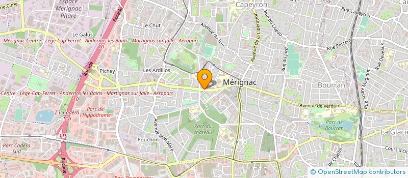 localisation de l'entreprise LE FOURNIL DE MERIGNAC à MERIGNAC