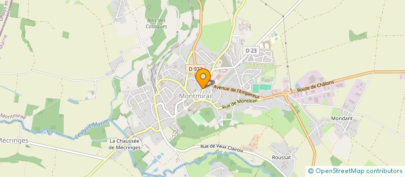 localisation de l'entreprise LE FOURNIL DE MONTMIRAIL  MONTMIRAIL