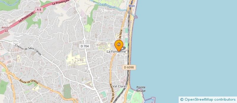 localisation de l'entreprise LE FOURNIL DE NATHAN à ANTIBES