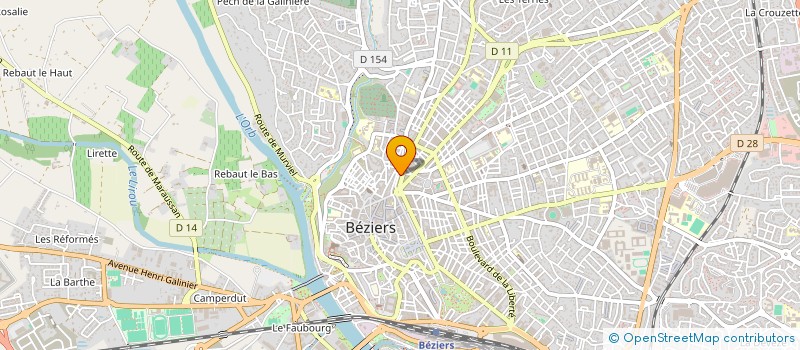 localisation de l'entreprise LE FOURNIL DE NAZAIRE à BEZIERS
