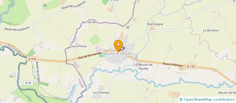 localisation de l'entreprise LE FOURNIL DE NEUILLY  NEUILLY-LE-VENDIN