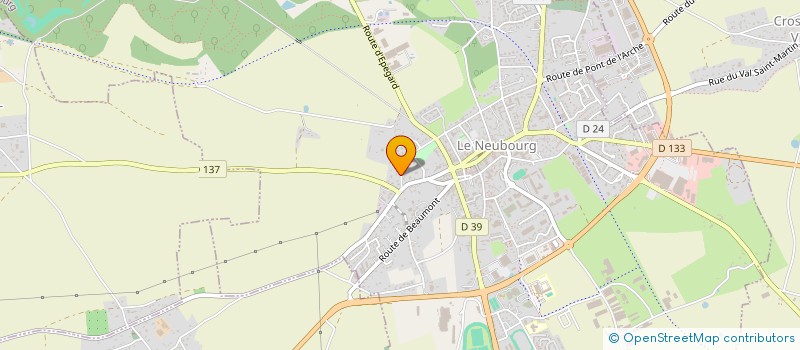 localisation de l'entreprise LE FOURNIL DE PAUL à LE NEUBOURG