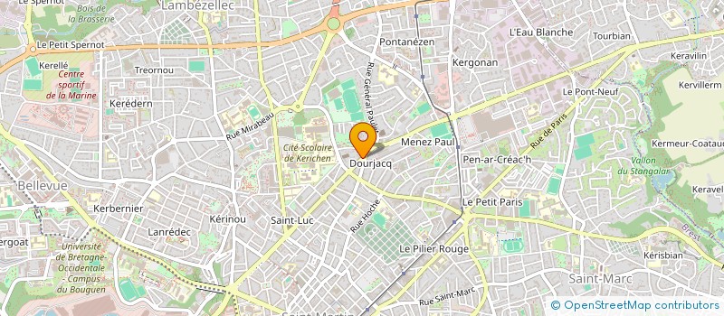 localisation de l'entreprise LE FOURNIL DE PAULINE à BREST