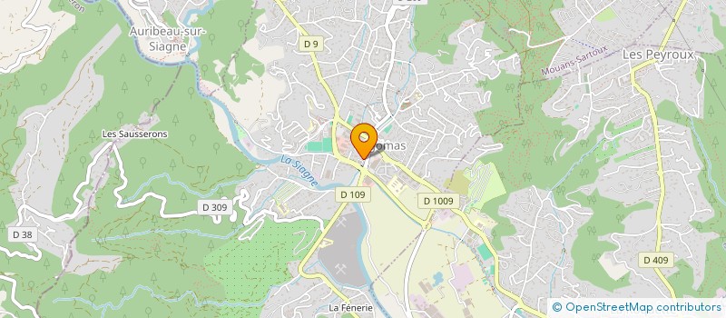 localisation de l'entreprise LE FOURNIL DE PEGOMAS  PEGOMAS