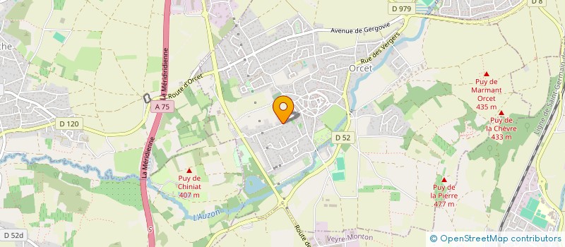 localisation de l'entreprise LE FOURNIL DE PERIGNAT  PERIGNAT-SUR-ALLIER