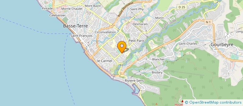 localisation de l'entreprise LE FOURNIL DE PETIT PARIS à LE MOULE