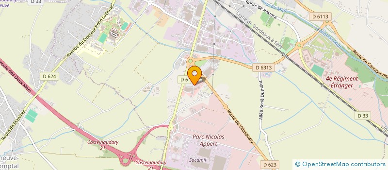 localisation de l'entreprise LE FOURNIL DE PINGOUIN ET PERLE à CASTELNAUDARY