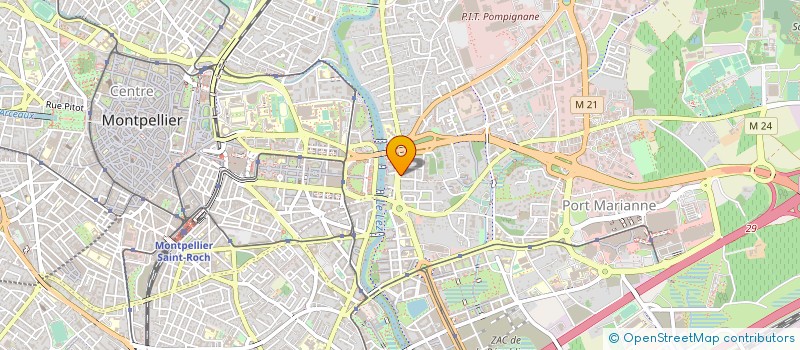 localisation de l'entreprise LE FOURNIL DE POMPIGNANE à MONTPELLIER
