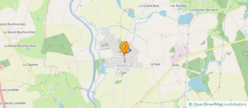 localisation de l'entreprise LE FOURNIL DE QUEBRIAC  QUEBRIAC