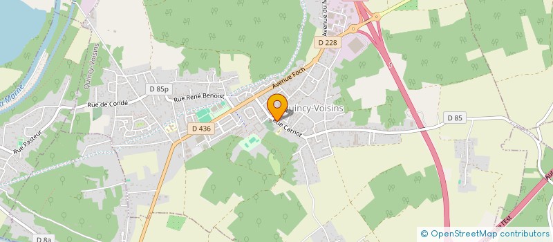 localisation de l'entreprise LE FOURNIL DE QUINCY  QUINCY-VOISINS