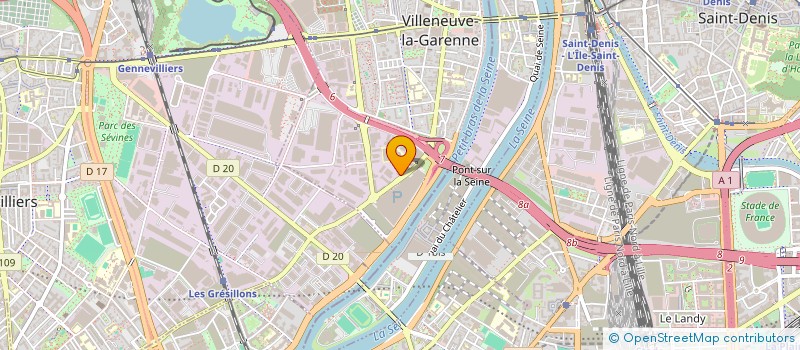 localisation de l'entreprise LE FOURNIL DE QWARTZ à VILLENEUVE-LA-GARENNE