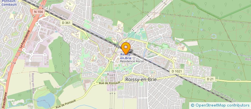 localisation de l'entreprise LE FOURNIL DE ROISSY à ROISSY-EN-BRIE
