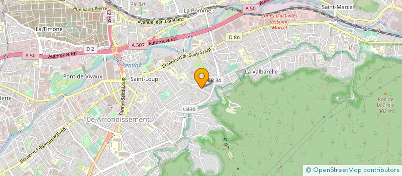 localisation de l'entreprise LE FOURNIL DE S.T. à MARSEILLE