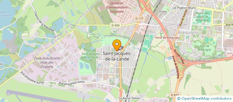 localisation de l'entreprise LE FOURNIL DE SAFIR  SAINT-JACQUES-DE-LA-LANDE