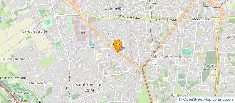 localisation de l'entreprise LE FOURNIL DE SAINT CYR à SAINT-CYR-SUR-LOIRE