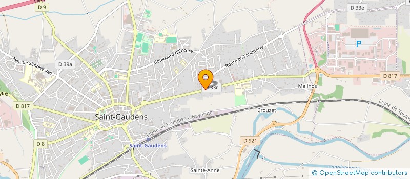 localisation de l'entreprise LE FOURNIL DE SAINT GAUDENS à SAINT-GAUDENS