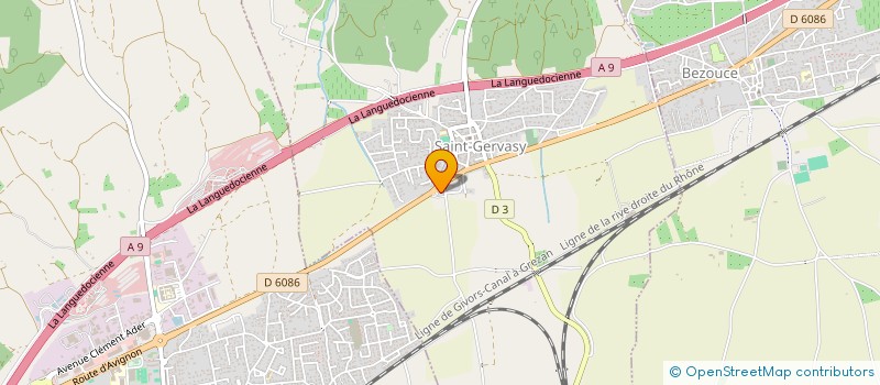 localisation de l'entreprise LE FOURNIL DE SAINT GERVASY  SAINT-GERVASY