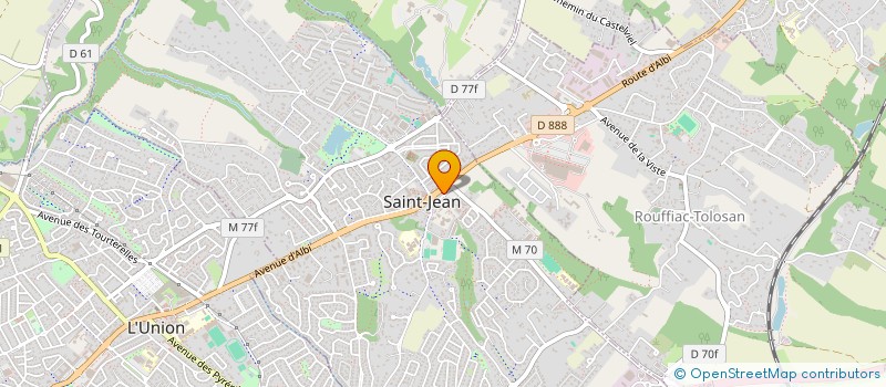 localisation de l'entreprise LE FOURNIL DE SAINT JEAN  SAINT-JEAN