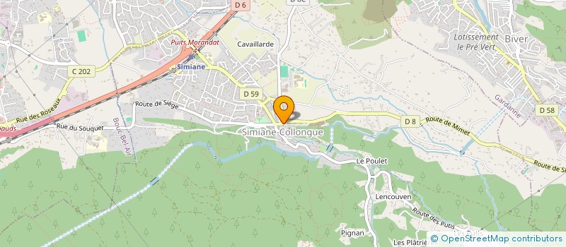 localisation de l'entreprise LE FOURNIL DE SAINT-JEROME  SIMIANE-COLLONGUE