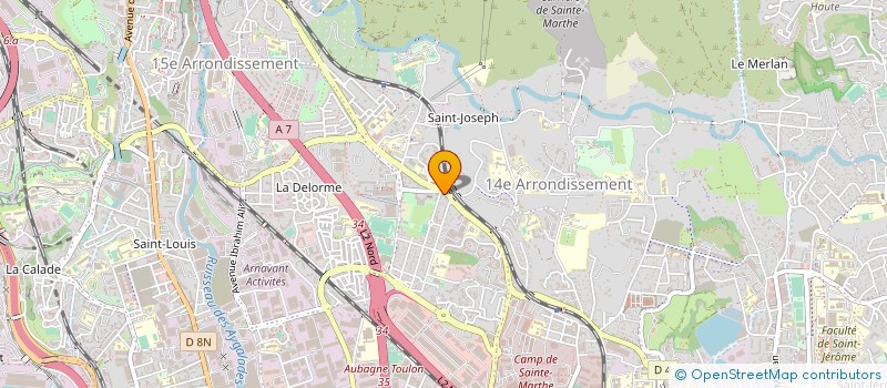 localisation de l'entreprise LE FOURNIL DE SAINT JOSEPH  MARSEILLE